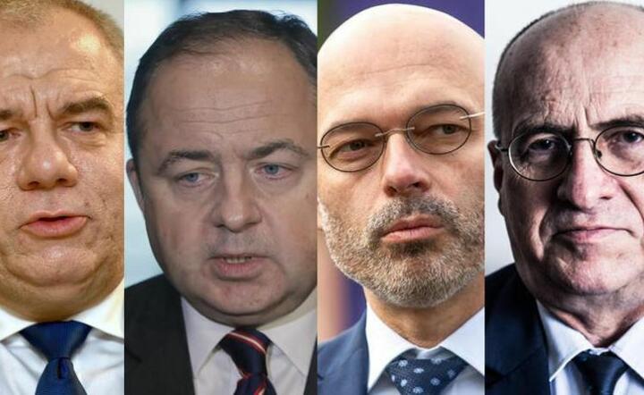 Od lewej ministrowie: Jacek Sasin, Konrad Szymański, Michał Kurtyka i Zbigniew Rau / autor: PAP