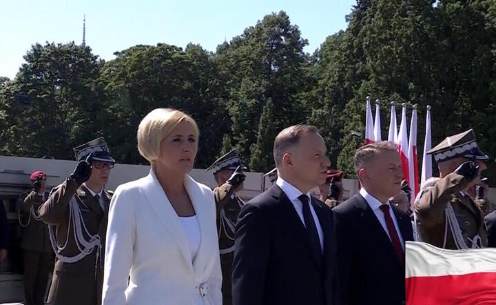 Para prezydencka / autor: screen z TVP 