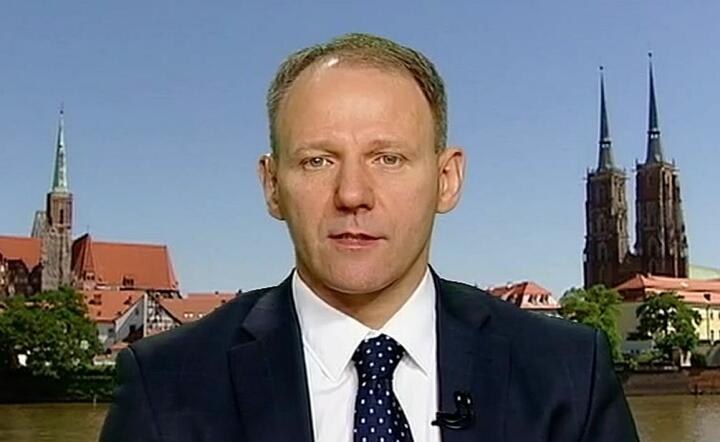 poseł PSL-UED Jacek Protasiewicz / autor: TVP Info