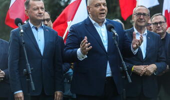 Sasin: musimy przeciwstawić się atakowi na obrońców granicy