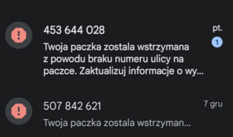 Oszustwa po świętach. Popularna "niedostarczona paczka"