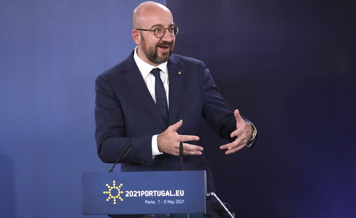 Przewodniczący Rady Europejskiej Charles Michel / autor: PAP/EPA/ANTONIO PEDRO SANTOS/POOL