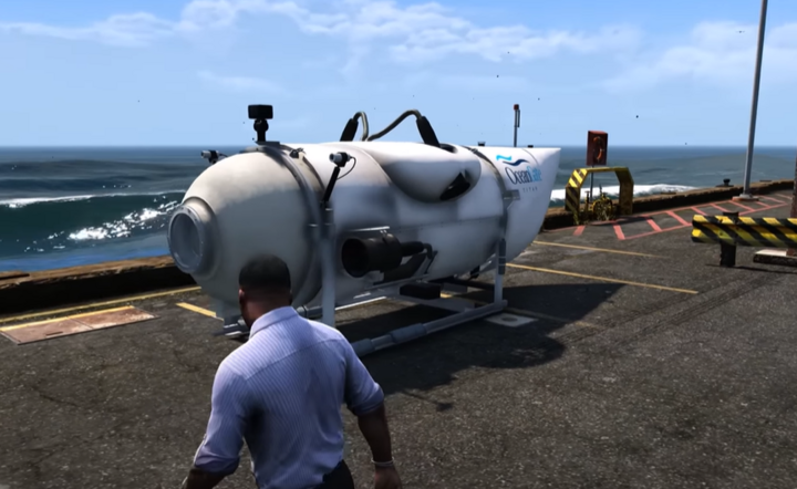 Titan w GTA 5 / autor: YouTube/Screen