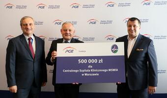 PGE wsparła Centralny Szpital Kliniczny MSWiA w Warszawie