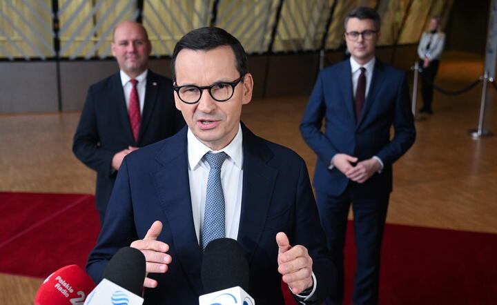 Premier Mateusz Morawiecki w Brukseli / autor: PAP/Radek Pietruszka