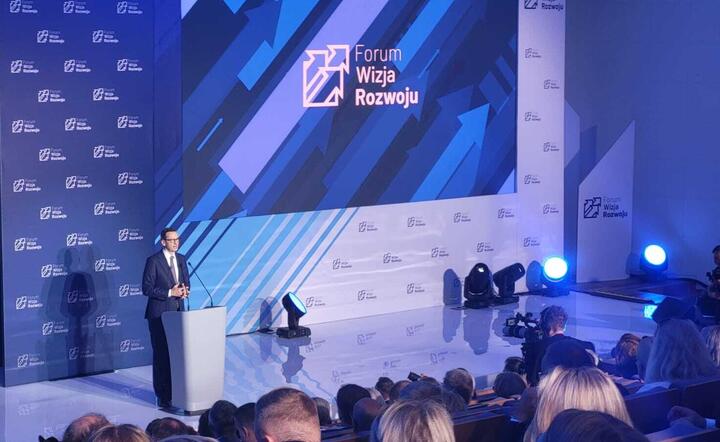 Premier Mateusz Morawiecki, Forum Wizja Rozwoju / autor: Fratria