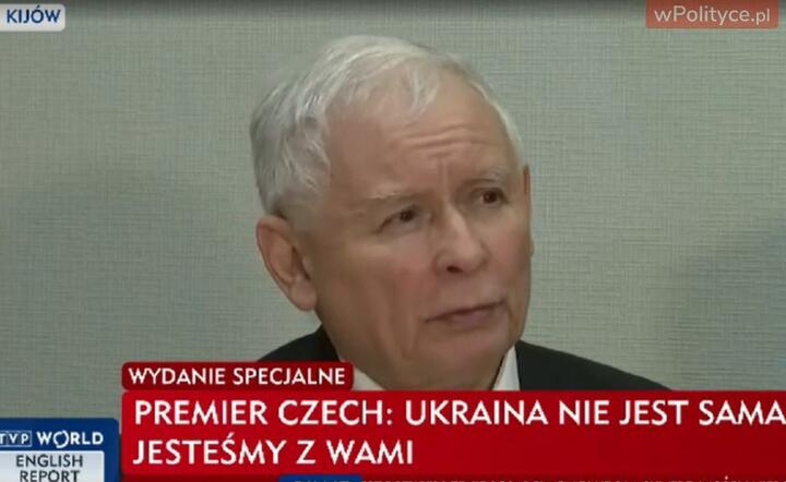 Jarosław Kaczyński  / autor: TVP Info