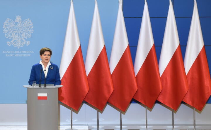 Konferencja premier Szydło po posiedzeniu rządu, fot. PAP / Radek Pietruszka