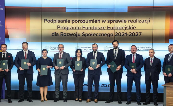 WARSZAWA BRIEFING W MFIPR DOT. FUNDUSZY EUROPEJSKICH / autor: PAP/Rafał Guz