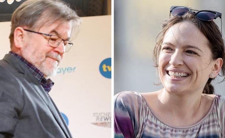 Dyrektor programowy TVN Edward Miszak i jego partnerka, aktorka Anna Cieślak / autor: TVP Info