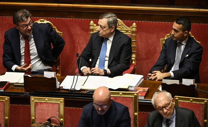 premier Włoch Mario Draghi / autor: fotoserwis PAP