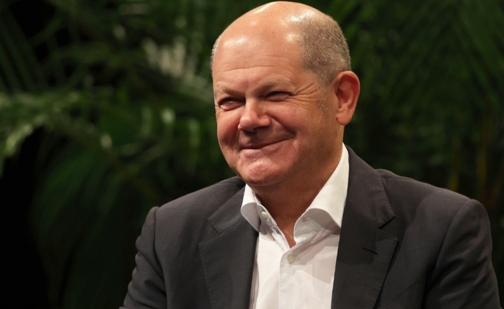 Olaf Scholz / autor: PAP/EPA/ANNA SZILAGYI