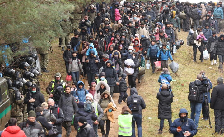 granica, Kuźnica / autor: EPA/PAP