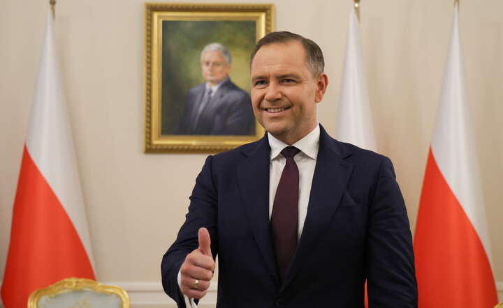 Prezydent elekt Karol Nawrocki na spotkaniu z prezydentem RP Andrzejem Dudą w Pałacu Prezydenckim w Warszawie / autor: PAP/Paweł Supernak