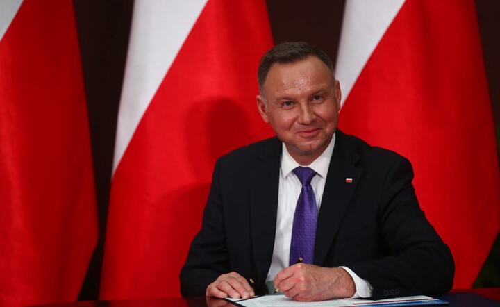  Prezydent Andrzej Duda / autor: PAP/Łukasz Gągulski