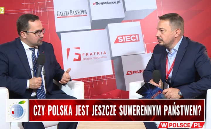 wiceminister infrastruktury Marcin Horała i Artur Ceyrowski / autor: Fratria