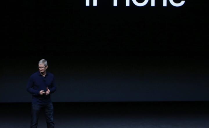 Szef Apple'a Tim Cook na konferencji w San Francisco, fot. PAP/EPA/MONICA DAVEY (4)