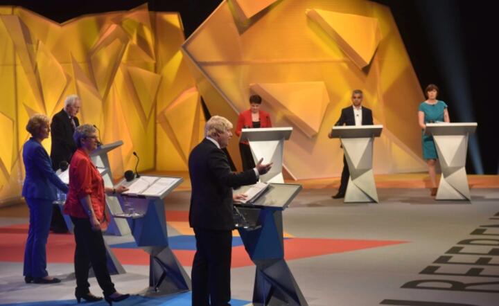 Wtorkowa debata zwolenników i przeciwników obecności Wielkiej Brytanii w UE na Wembley Arena, fot. PAP/EPA/JEFF OVERS/BBC