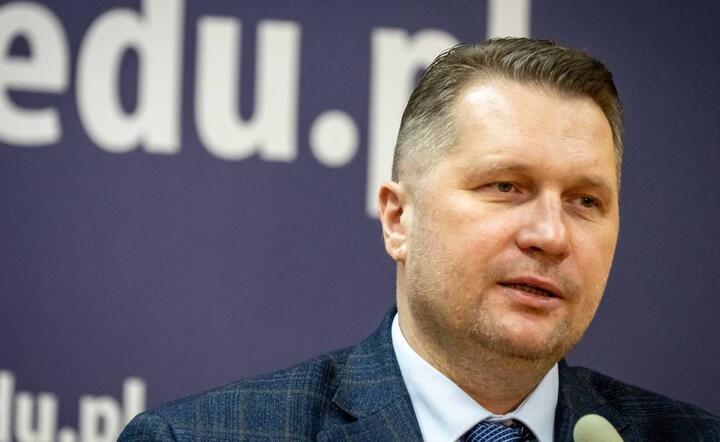 Minister edukacji i nauki Przemysław Czarnek / autor: PAP