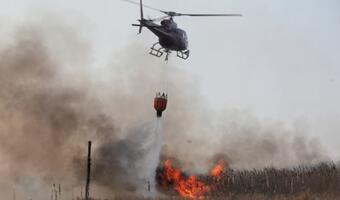 Wciąż trwa walka z ogniem w Biebrzańskim PN