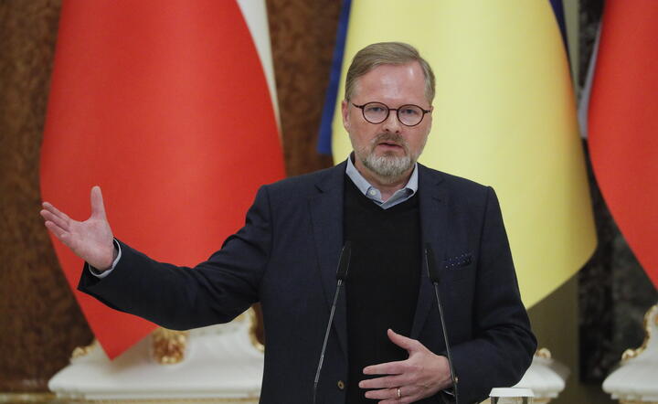 premier Czech Petr Fiala / autor: fotoserwis PAP