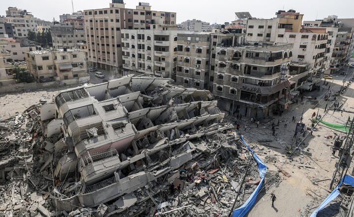Konflikt Izrael - Palestyna / autor: PAP/EPA/MOHAMMED SABER