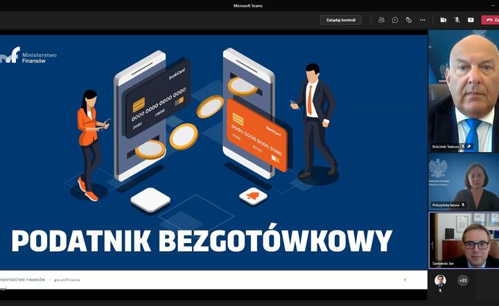 Konferencja nt. 'podatnika bezgotówkowego' / autor: twitter.com/MF_GOV_PL