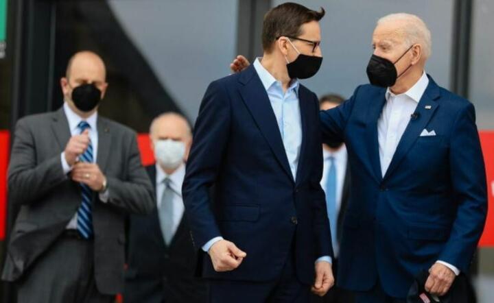 Mateusz Morawiecki i Joe Biden  / autor: PAP/Krystian Maj/KPRM