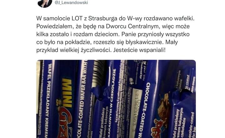 Tweet Janusza Lewandkowskiego / autor: fot. Twitter