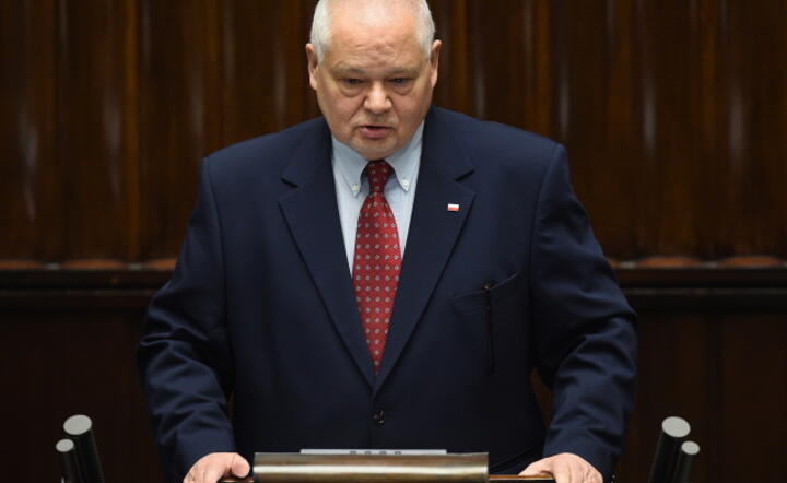 Nowy prezes Narodowego Banku Polskiego prof. Adam Glapiński składa przysięgę w Sejmie,fot. PAP/Radek Pietruszka 