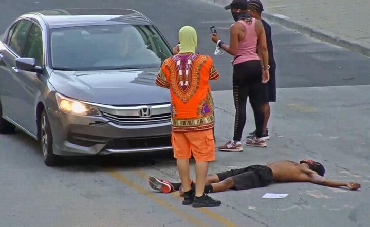 Kadry z filmu udostępnionego przez policję z Louisville / autor: hoodsite.com