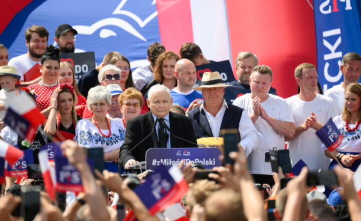 POŁAJEWO PIKNIK RODZINNY Z UDZIAŁEM PREZESA PIS / autor: PAP/Jakub Kaczmarczyk
