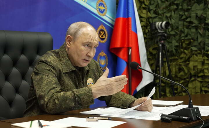 Prezydent Rosji Władimir Putin na naradzie wojskowej, 16 października 2026 / autor: PAP/EPA/RUSSIAN PRESIDENTIAL PRESS OFFICE