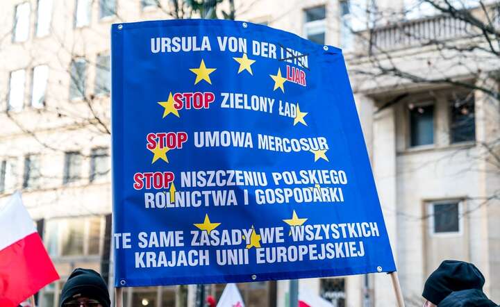 Akcja w 120 punktach w Polsce ma być wyrazem sprzeciwu wobec planów podpisania umowy UE z krajami Mercosur / autor: Fratria / LS