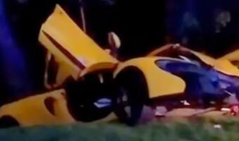 Luksusowy McLaren do kasacji! Pracownik "pożyczył" go na chwilę! [wideo]