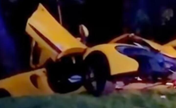 Rozbity McLaren  / autor: youtube.com