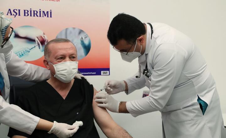 prezydent Turcja Recep Tayyip Erdogan / autor: PAP/EPA/TURKISH PRESIDENT OFFICE HANDOUT