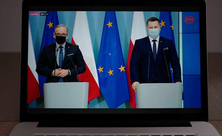 Adam Niedzielski i Przemysław Czarnek / autor: PAP