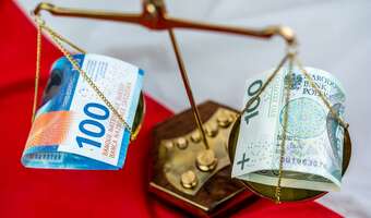 Złoty najsilniejszy wobec CHF od czerwca 2022 r.