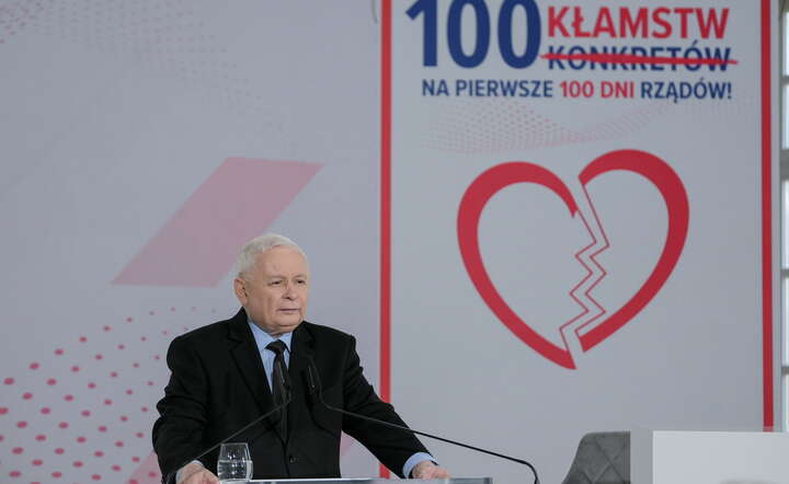 Prezes PiS Jarosław Kaczyński / autor: PAP