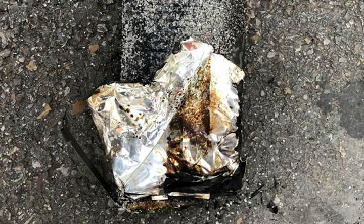 iPhone po eksplozji baterii / autor: Photo: Stadtpolizei Zürich