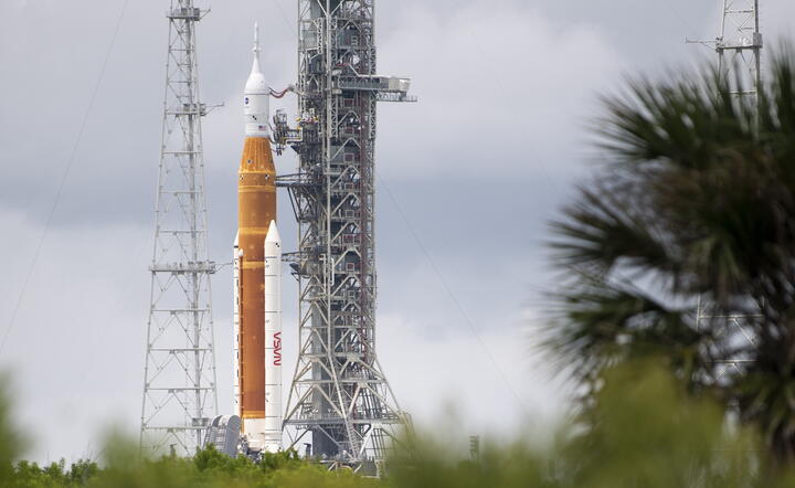 Centrum Kosmiczne Johna F. Kennedy'ego NASA na Floridzie, 29 sierpnia 2022 / autor: fotoserwis PAP