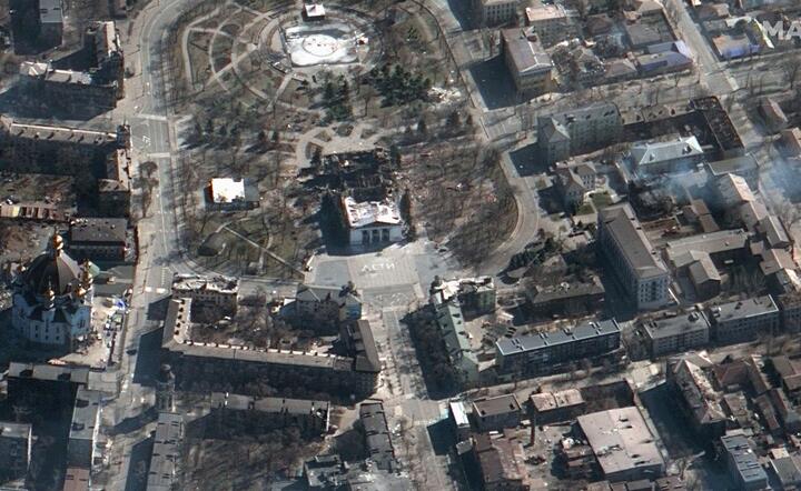 Mariupol / autor: PAP/EPA/MAXAR TECHNOLOGIES HANDOUT