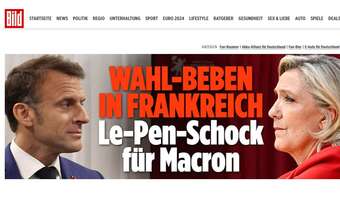 Niemieckie media: szok i gorzka porażka Macrona