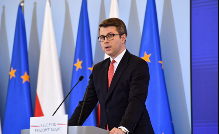 rzecznik rządu Piotr Müller / autor: PAP/Piotr Nowak