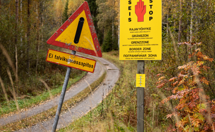 Granica między Finlandią, a Rosją / autor: PAP/EPA/RONI REKOMAA
