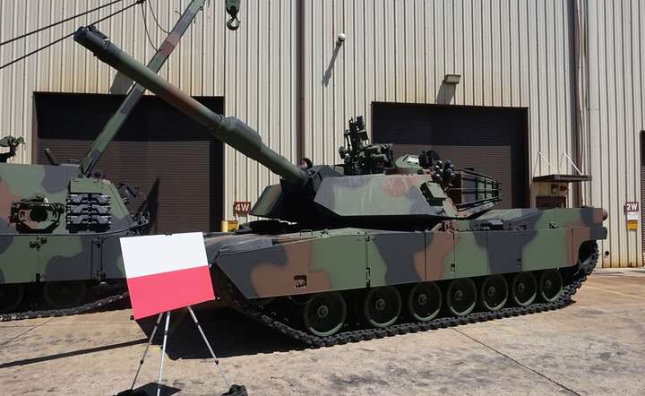 Amerykański czołg Abrams z puli zakupionych i wyprodukowanych dla Polski maszyn / autor: Fratria / MCz