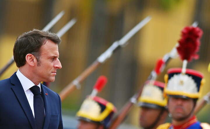 Prezydent Francji Emmanuel Macron / autor: PAP