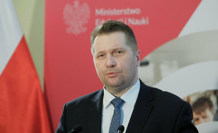 minister edukacji i nauki Przemysław Czarnek / autor: fotoserwis PAP