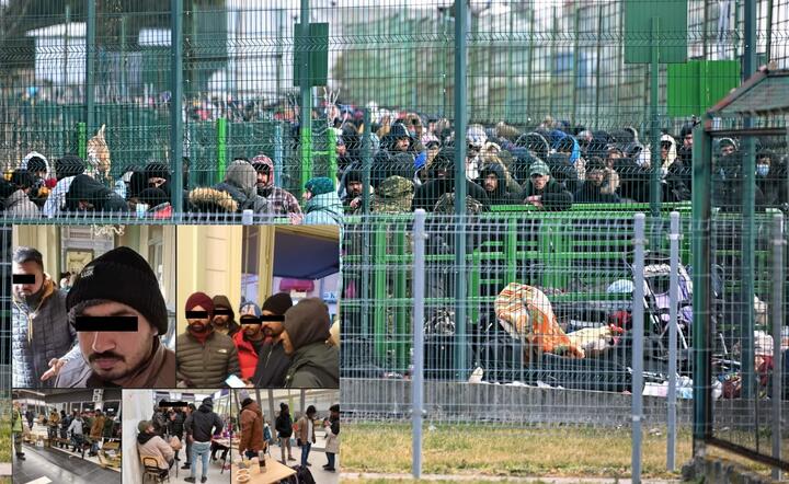 Medyka, 28.02.2022. Uchodźcy z Ukrainy oczekujący na przekroczenie pieszego polsko-ukraińskiego przejścia / autor: PAP/Facebook